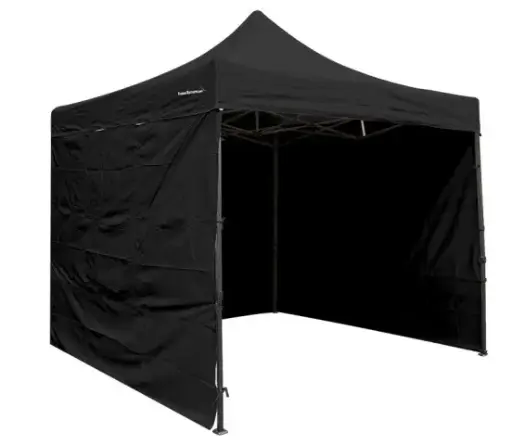 Tonnelle pliante noire 3x3 m