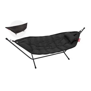 Hamac Superb Deluxe thunder grey avec coussin et housse de protection   