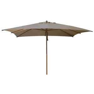 Parasol en bois 3x3 m